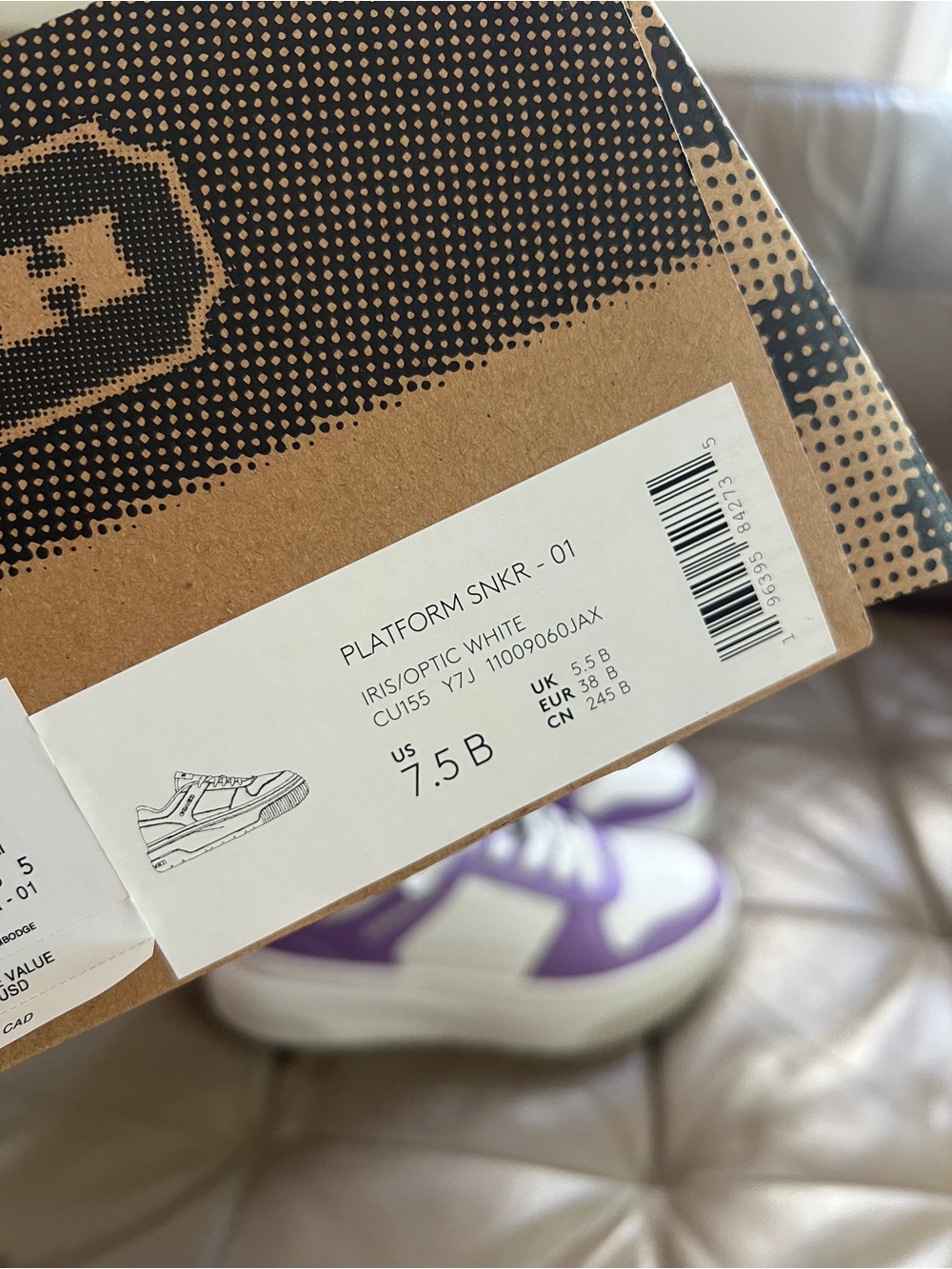 Brand New Coach  women Platform Sneaker Size 7 & 7.5 - Picture 7 of 7
